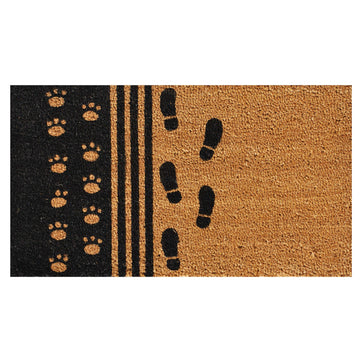 FAIRE - Calloway Mills Doormats Small Man's Best Friend Sweet Doormat for Dog Lovers